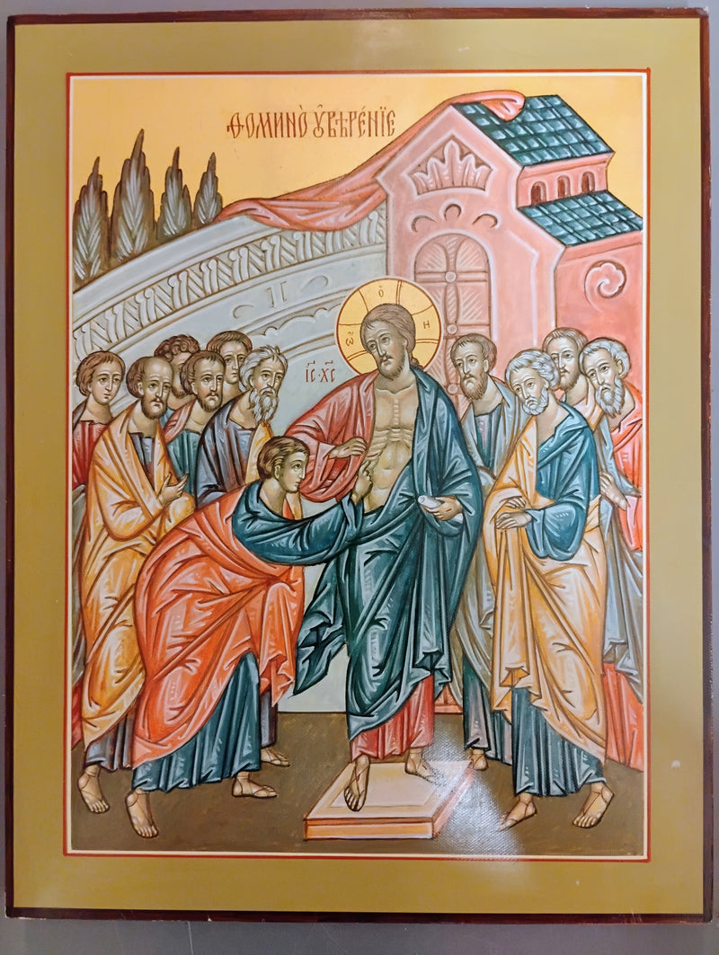 Resurrected Christ with Thomas and Apostles