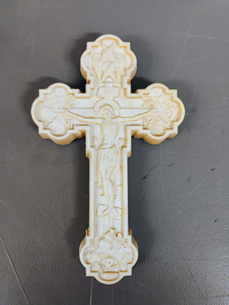6" Wooden Cross - St. Herman Studios