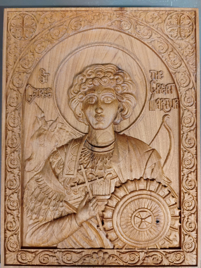 6 x 8 St. George Cherry Icon