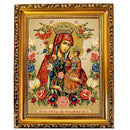 Unfading Bloom Virgin Mary Icon Wall Hanging with Stand