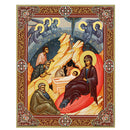 JC133-S Nativity of Christ Gold Foil Icon