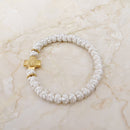 Keepsake White Satin Prayer Bracelet