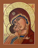 12G89 Icon of Theotokos of Tender Mercy 5x6