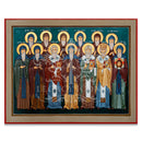 Saint John of Zedazeni and His Disciples Icon (10x8)