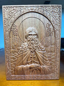 St. Herman of Alaska Icon in Cherry