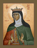 1BA23 Icon of St. Bathildis 4.75x6.25