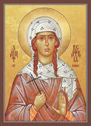 1BE25 Icon of St. Beatrix of Rome 4.5x6.25