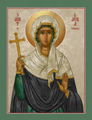 10LC1 Icon of St. Laura of Cordoba 4.75x6.25
