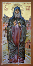 Mounted Icon - St. Gabriel (Urgebadze) 10"