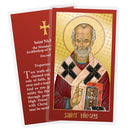 St Nicholas Prayer Card