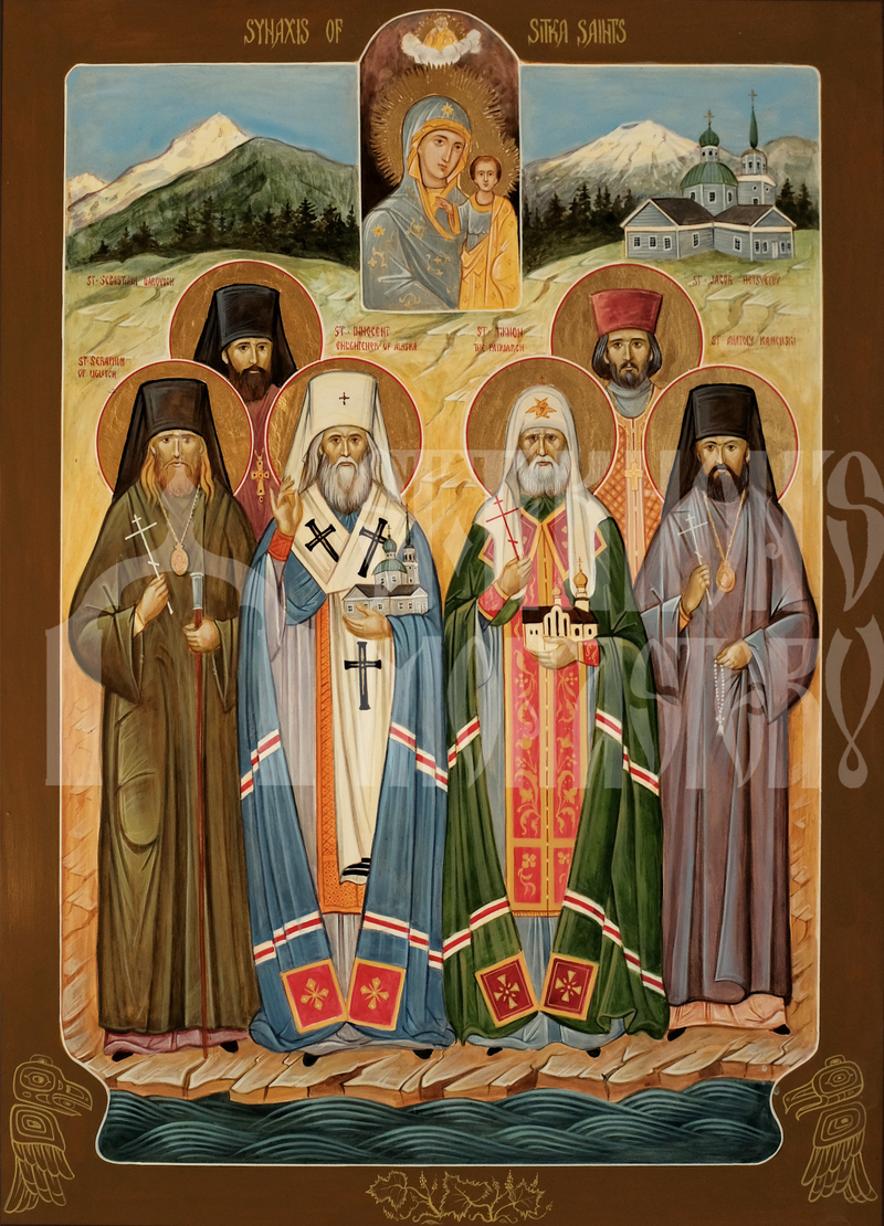 Synaxis of The Saints of Sitka Alaska Icon
