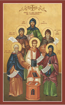Icon of the Synaxis of Holy Chanters and Hymnographers (small)