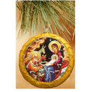 Christmas Ornament - Gold Nativity
