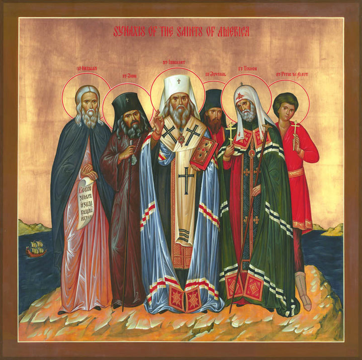 All Saints of North America - icon666 - 10 inch