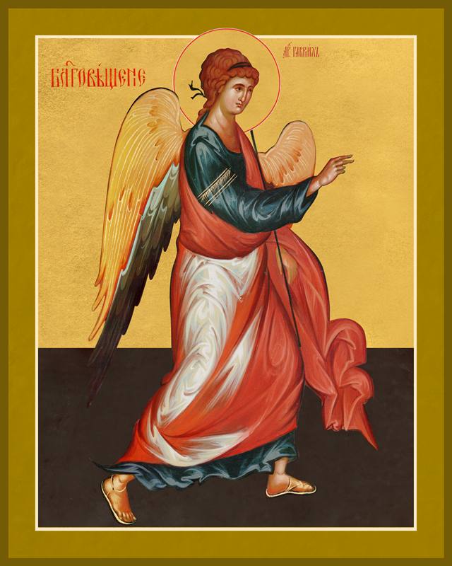 Annunciation, Archangel Gabriel - icon914 - 6 inch