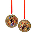 CA18 Nativity of Christ 2 sided with Red Ribbon