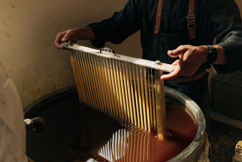 Hand-dipped 100% Beeswax Candles