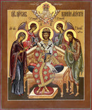 Christ Enthroned with Deisis - icon718 - 6 inch