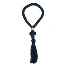 CS29 - PRAYER ROPE 33 KNOTS With Tassel - Hand Made in Lebanon, Dark Blue