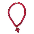 CS3 Red 50 knot prayer rope