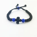 CS41 Prayer Bracelet 33 knot Hand Made in Lebanon - Black - Adjustable Fits All