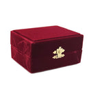 DIP-1-S Virgin of Kazan and Christ The Teacher Diptych in Velvet Case 3 1/4" - Gold Foil Icons