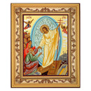 G55 Resurrection Seraphim Angels Icon in Wooden Frame
