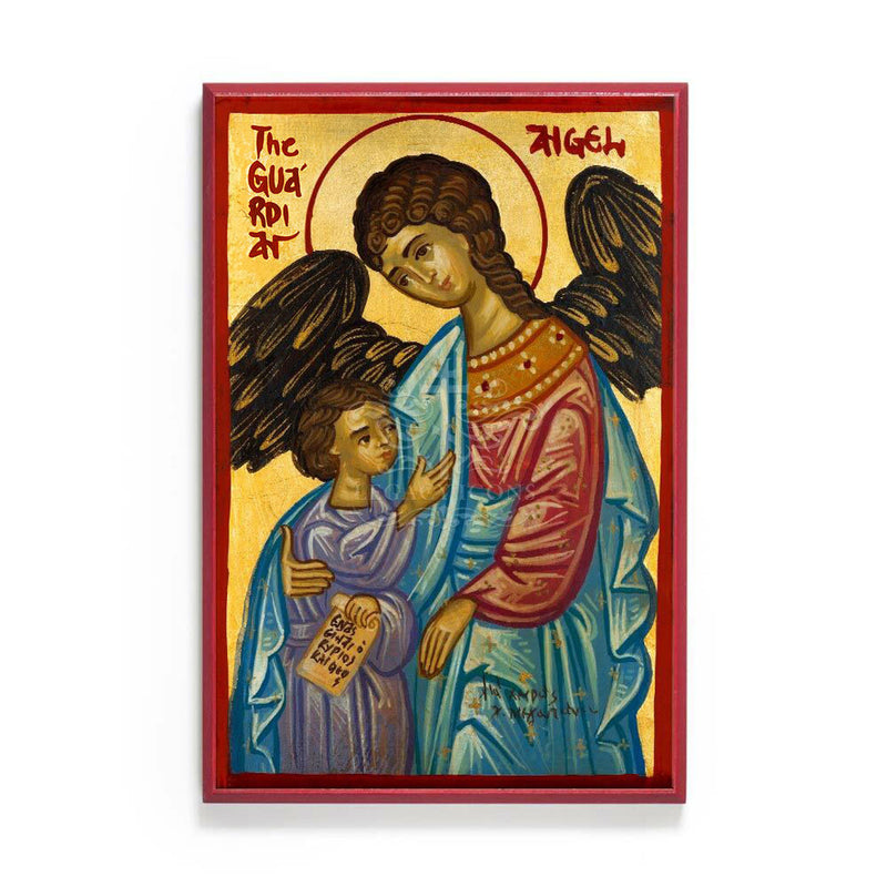 Guardian Angel and Child Icon