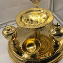 Litiya Tray, gold and silver plated