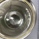 Chalice Set, SS. Cup, SS. Spoon,Chrome plated, ruby colored stones