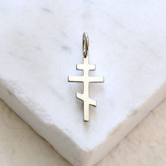 St. Andrew Cross - Sterling Silver