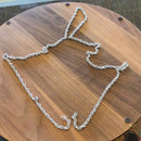 Sterling Silver Pectoral Cross Chain