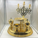 Litiya Tray, gold and silver plated