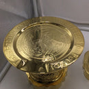 Chalice Set with Brass Cup all Gold Plated