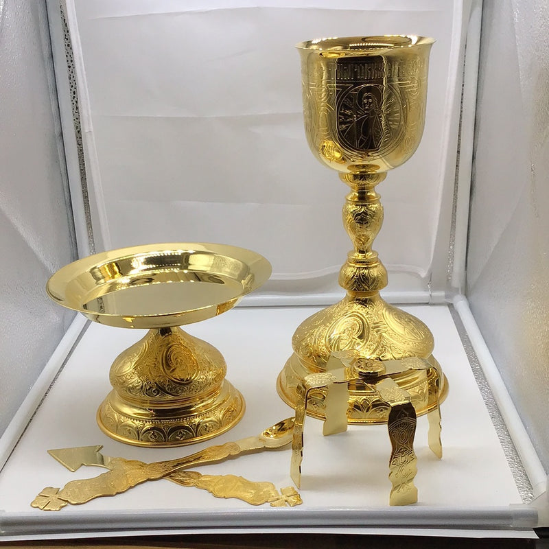Chalice Set Gold Plated