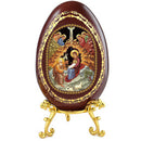 Nativity of Christ Angels Wood Egg J-E-6