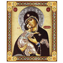 JC29-S Byzantine Icon of Virgin of Vladimir