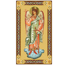 JC33-L Guardian Angel Icon Gold Foil Wooden Icon 7 1/2 inch, Wall Hanging & Standing