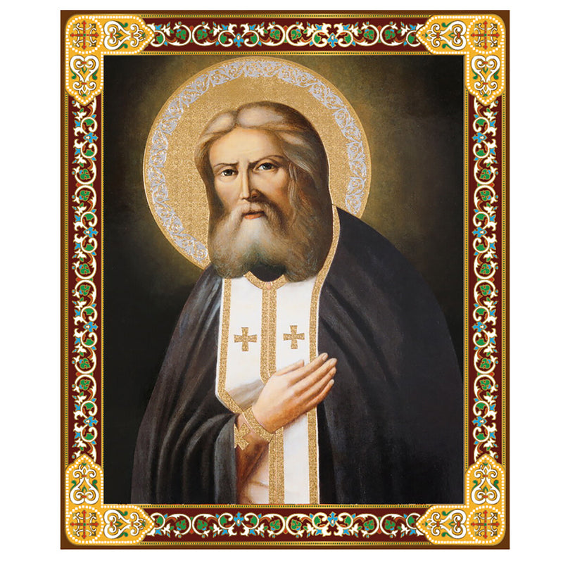 JC47-L St Seraphim Icon