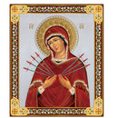 JC9-S Seven Swords Theotokos Icon