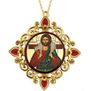 M37X2876 Christ the Good Shepherd Icon Ornament
