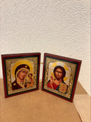 Diptych - Christ and Theotokos