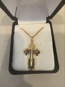 Gold Baptismal Cross C-20sgo