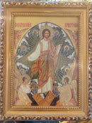 J-102 Resurrection Icon with Seraphim Angels