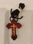 Wooden Cross Necklace (Handmade)