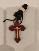Wooden Cross Necklace (Handmade)