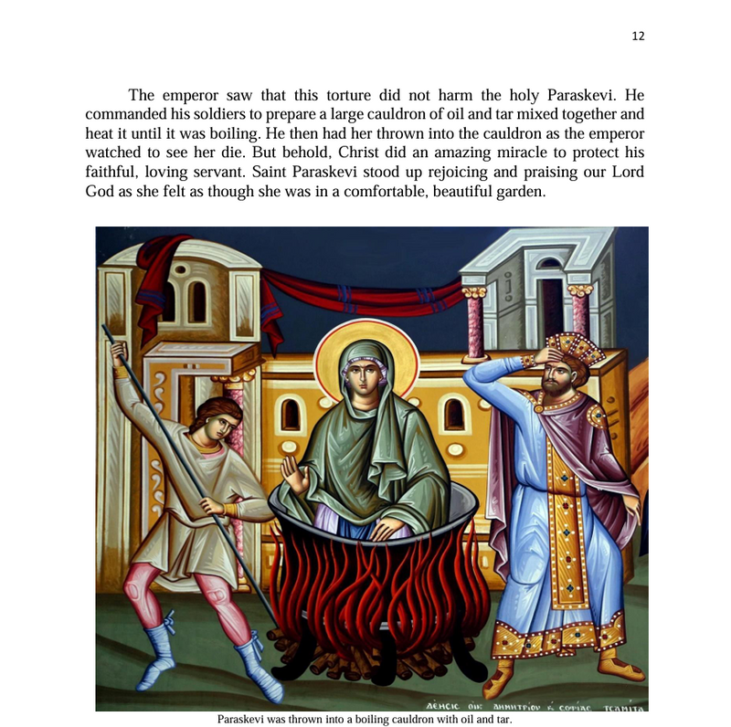 Saint Paraskevi the Righteous Martyr of Rome: Life, Miracles, Iconography