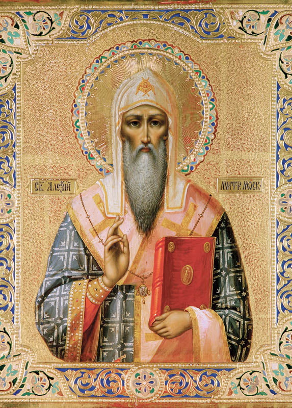 St Alexis, Metropolitan of Moscow - icon362 - 6 inch