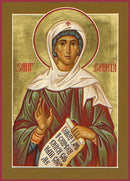 St Emmelia - icon878 - 6 inch
