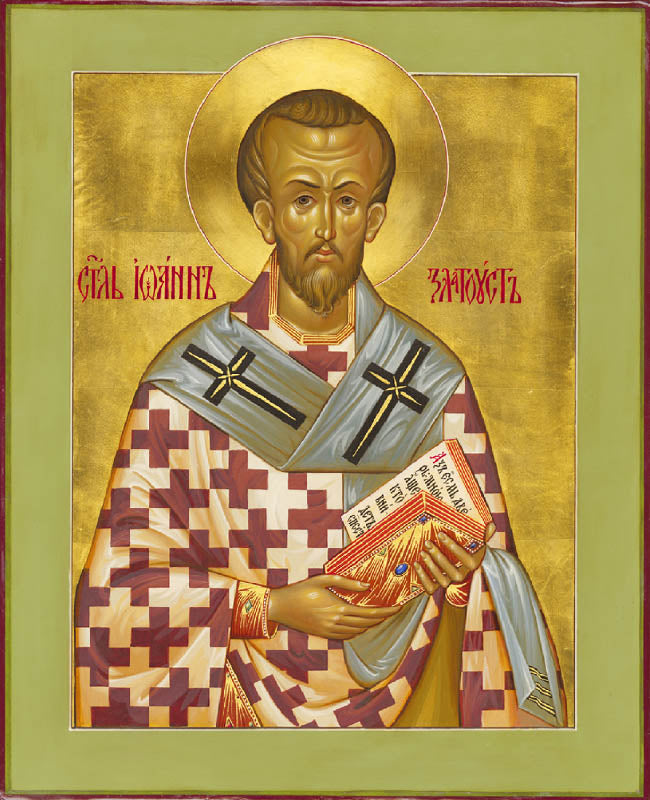 St John Chrysostom - icon153 - 6 inch